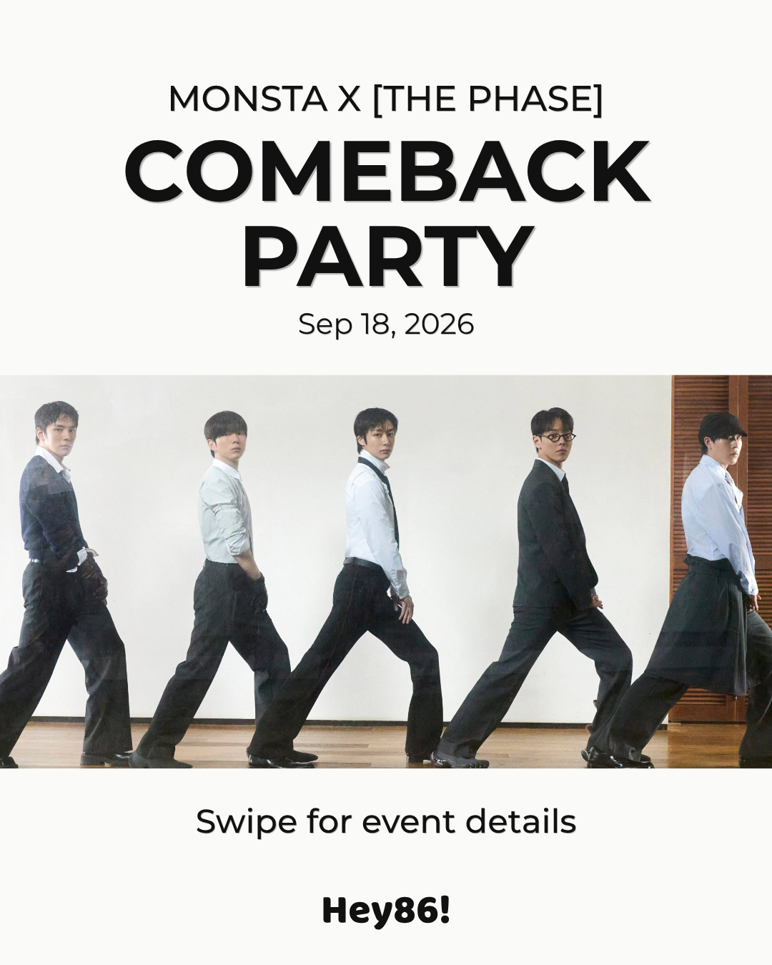 [MONATA X- THE PHASE] Comeback Party Events Locations