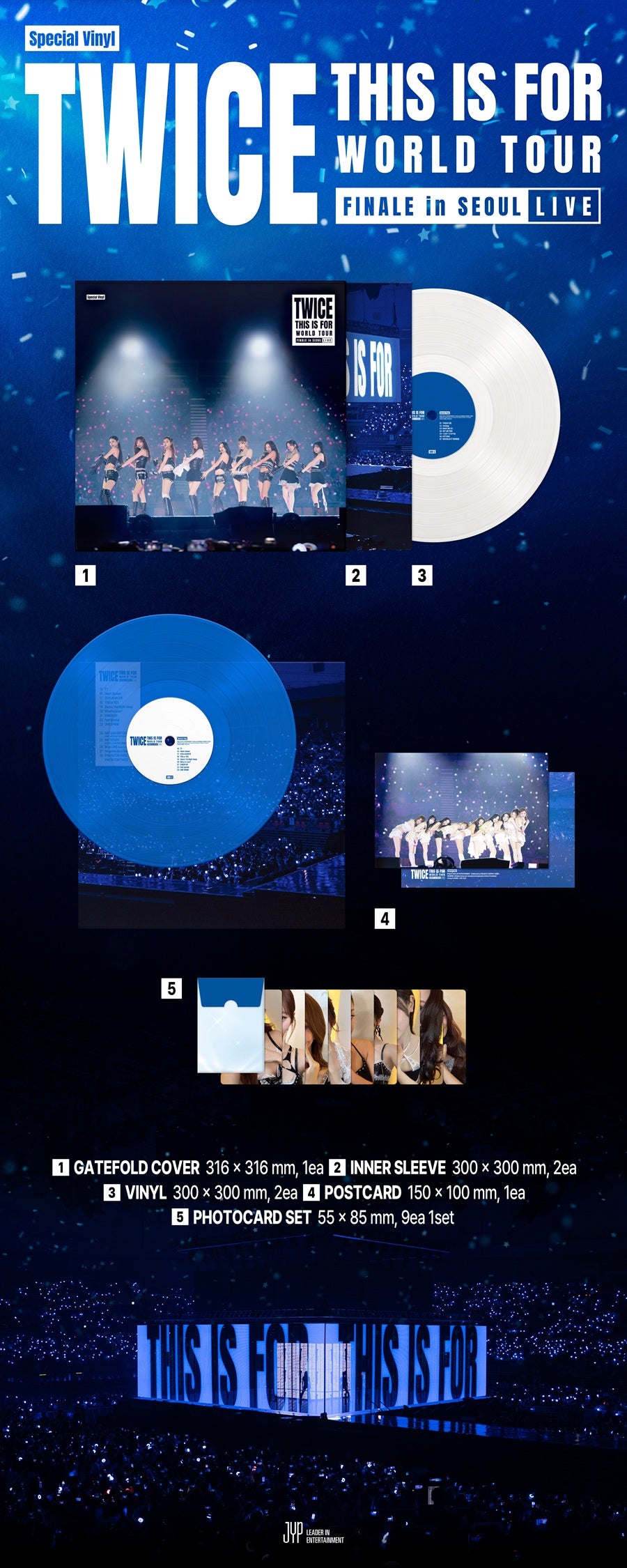 TWICE THIS IS FOR World Tour Finale in Seoul LIVE Special LP + Benefit