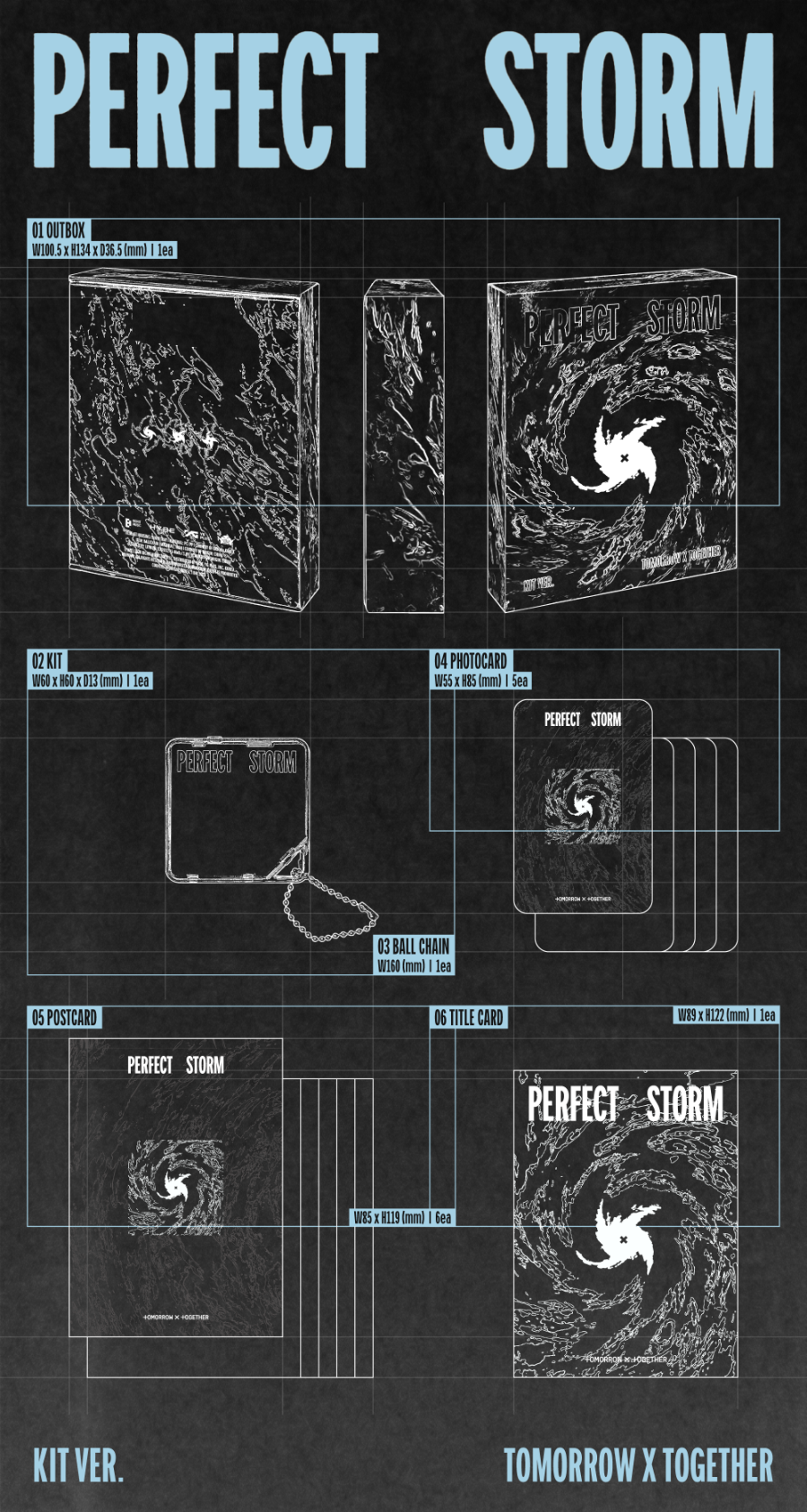 TOMORROW X TOGETHER – PERFECT STORM [KiT Ver. | Random Version]