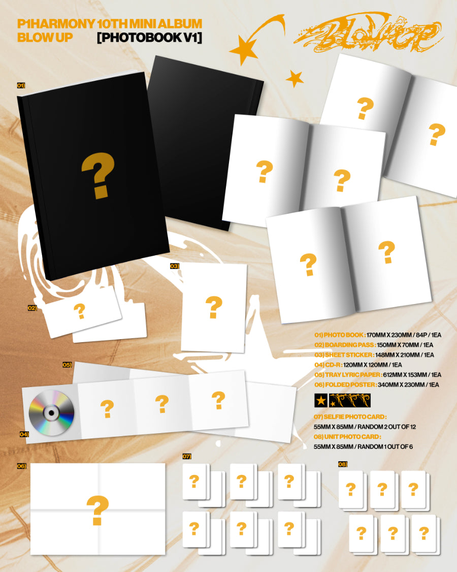 P1Harmony – BLOW UP [Photobook Ver. | Random Cover]
