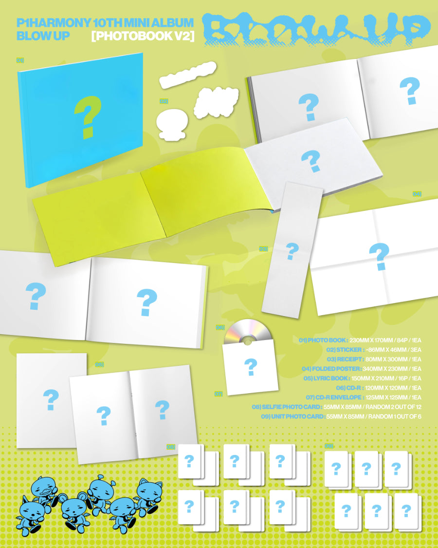 P1Harmony – BLOW UP [Photobook Ver. | Random Cover]