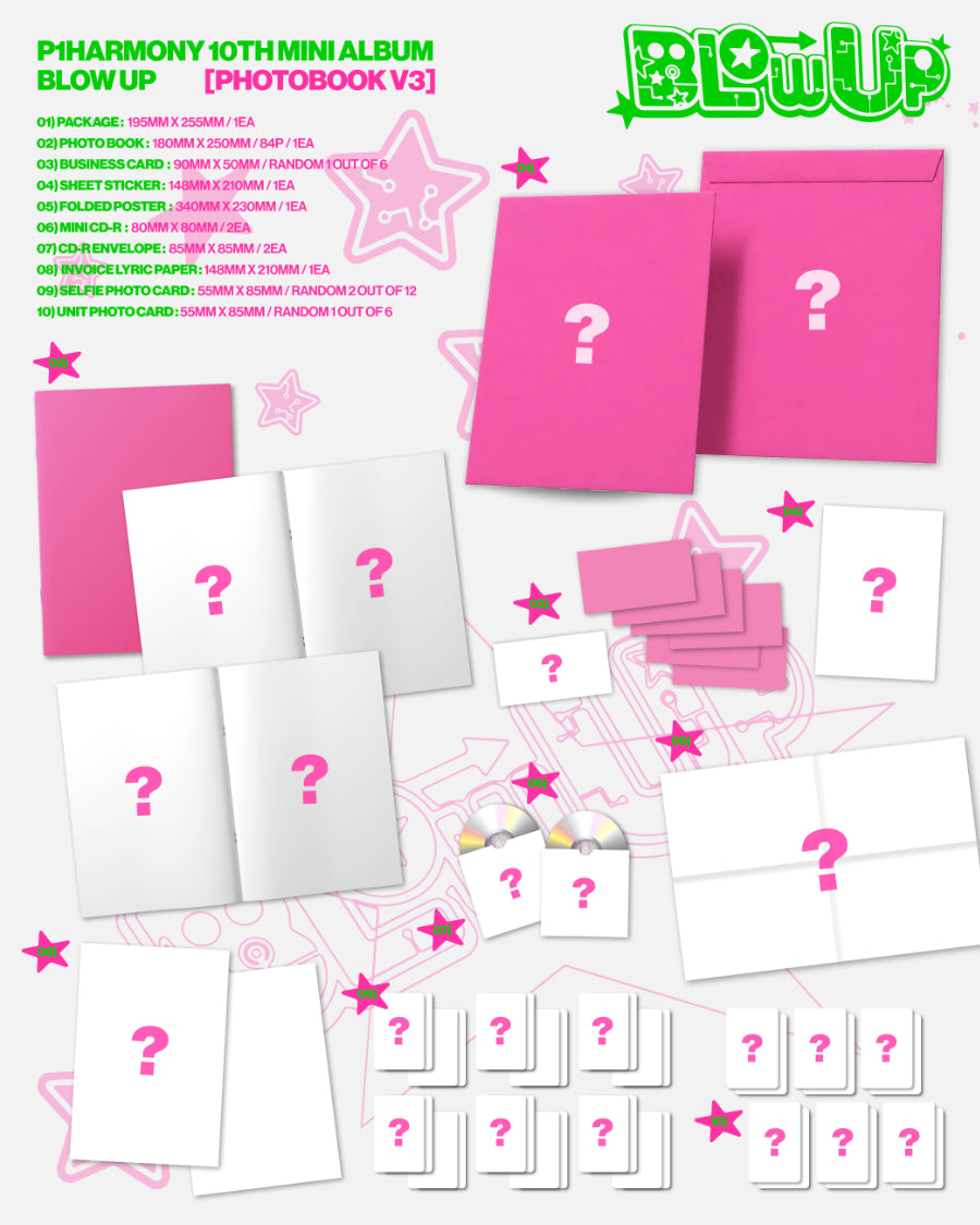 P1Harmony – BLOW UP [Photobook Ver. | Random Cover]