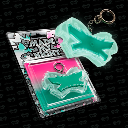LE SSERAFIM - Made My Night [Glow Clicker Keychain - Mint Ver.]