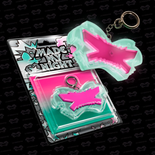 LE SSERAFIM - Made My Night [Glow Clicker Keychain - Pink Ver.]